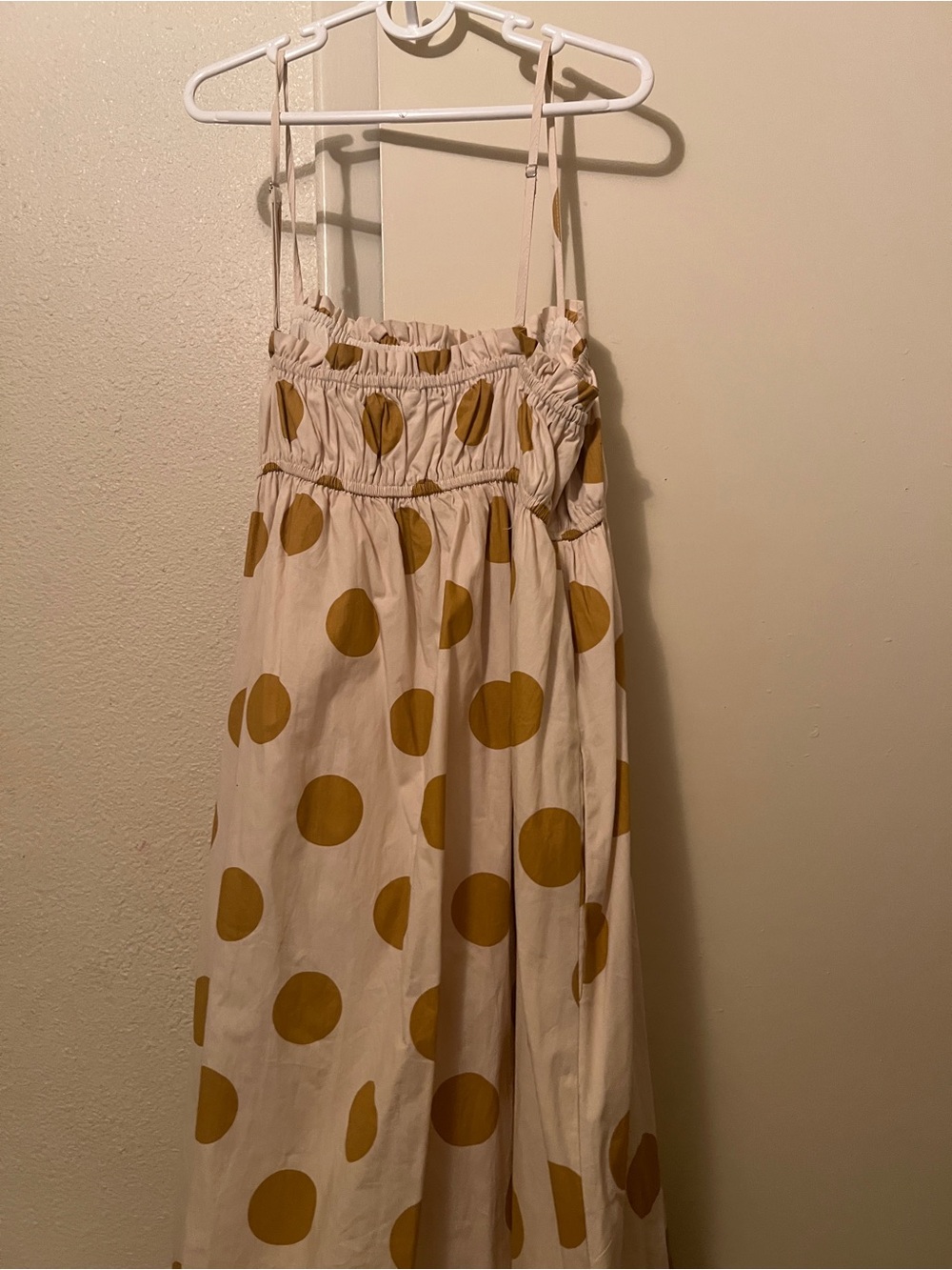 English Factory square-neck ruched babydoll midi dress - Picture 6 of 8